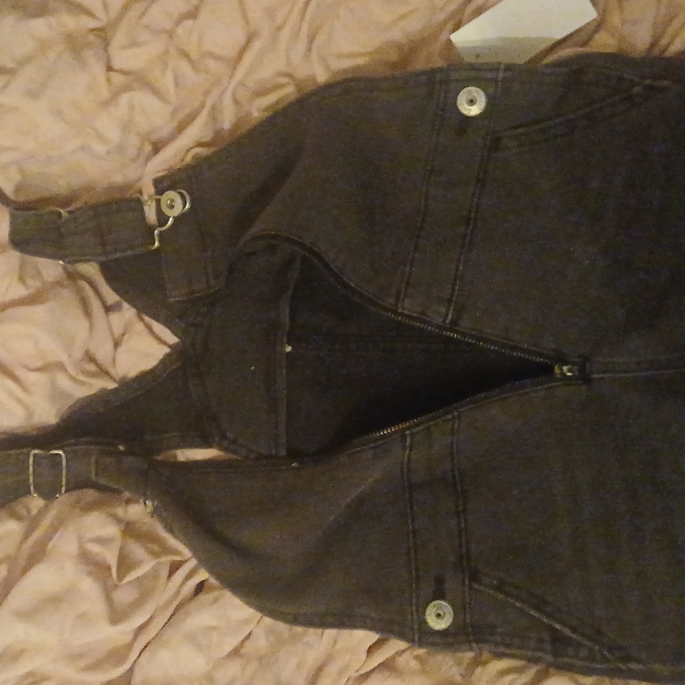 OshKosh B'gosh Black Kids Overall Dress